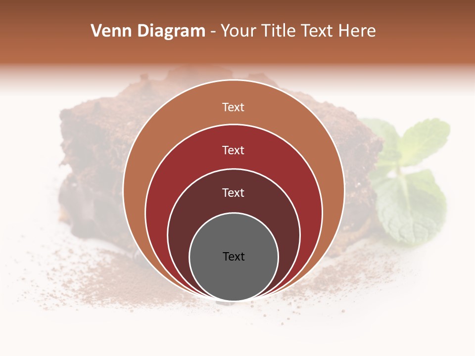 Coffee Truffle Object PowerPoint Template