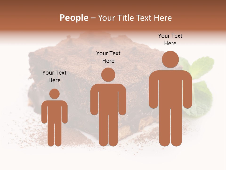 Coffee Truffle Object PowerPoint Template