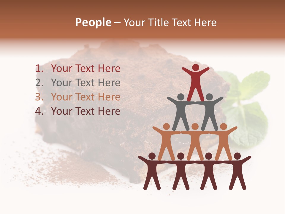 Coffee Truffle Object PowerPoint Template