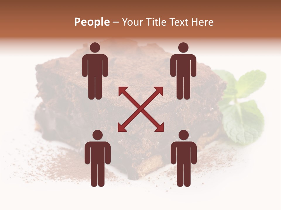 Coffee Truffle Object PowerPoint Template