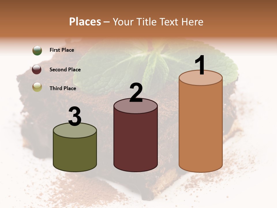 Restaurant Chocolate Copy PowerPoint Template