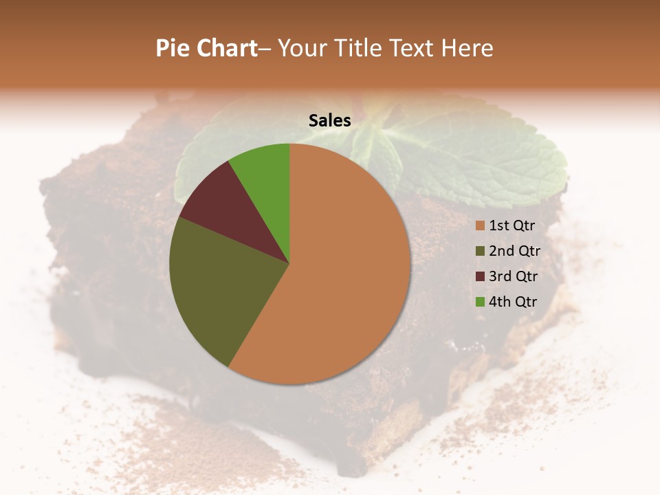 Restaurant Chocolate Copy PowerPoint Template