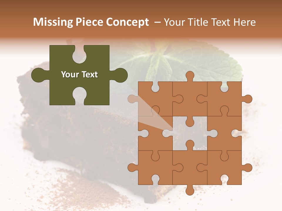 Restaurant Chocolate Copy PowerPoint Template