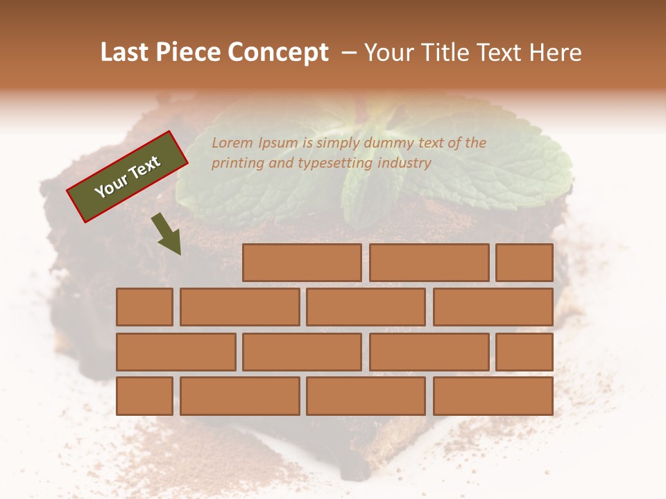Restaurant Chocolate Copy PowerPoint Template