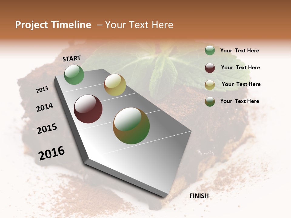 Restaurant Chocolate Copy PowerPoint Template