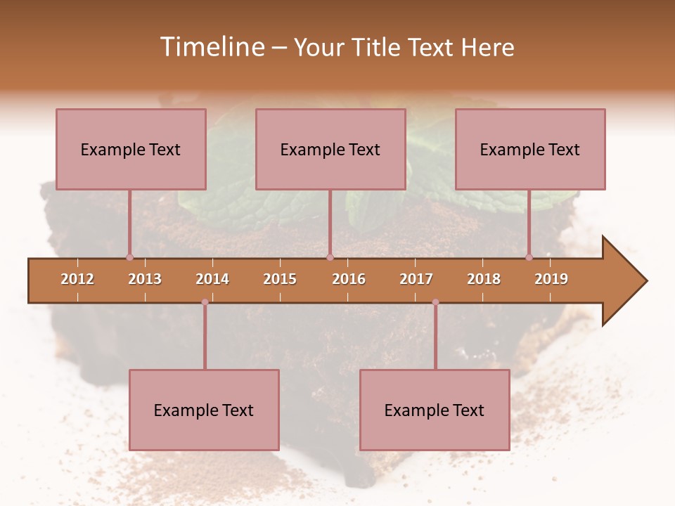 Restaurant Chocolate Copy PowerPoint Template