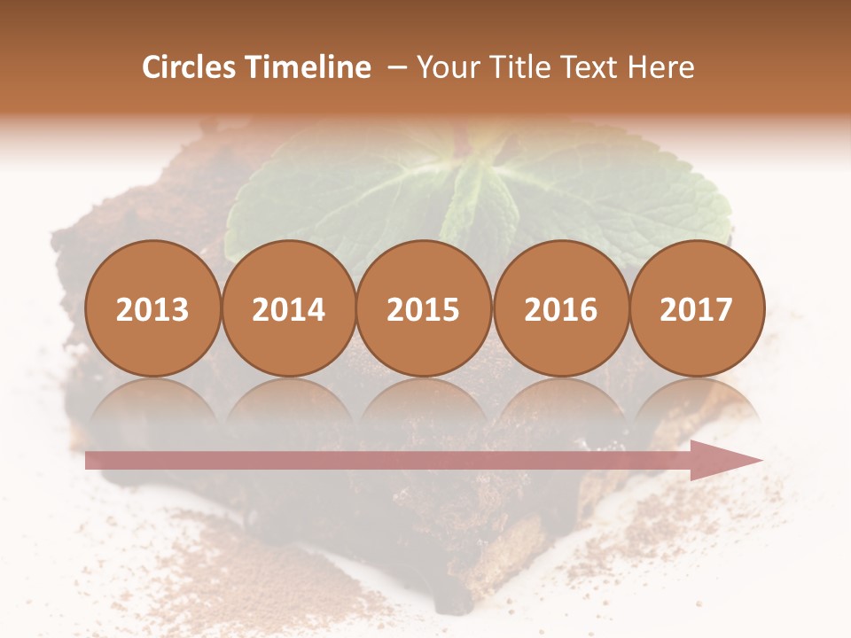 Restaurant Chocolate Copy PowerPoint Template