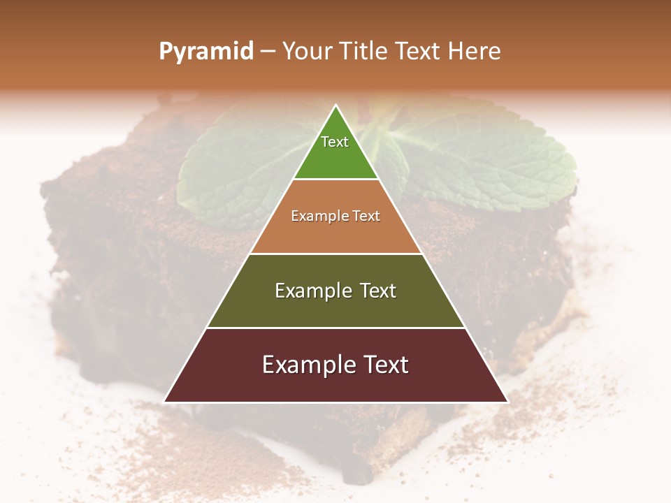 Restaurant Chocolate Copy PowerPoint Template