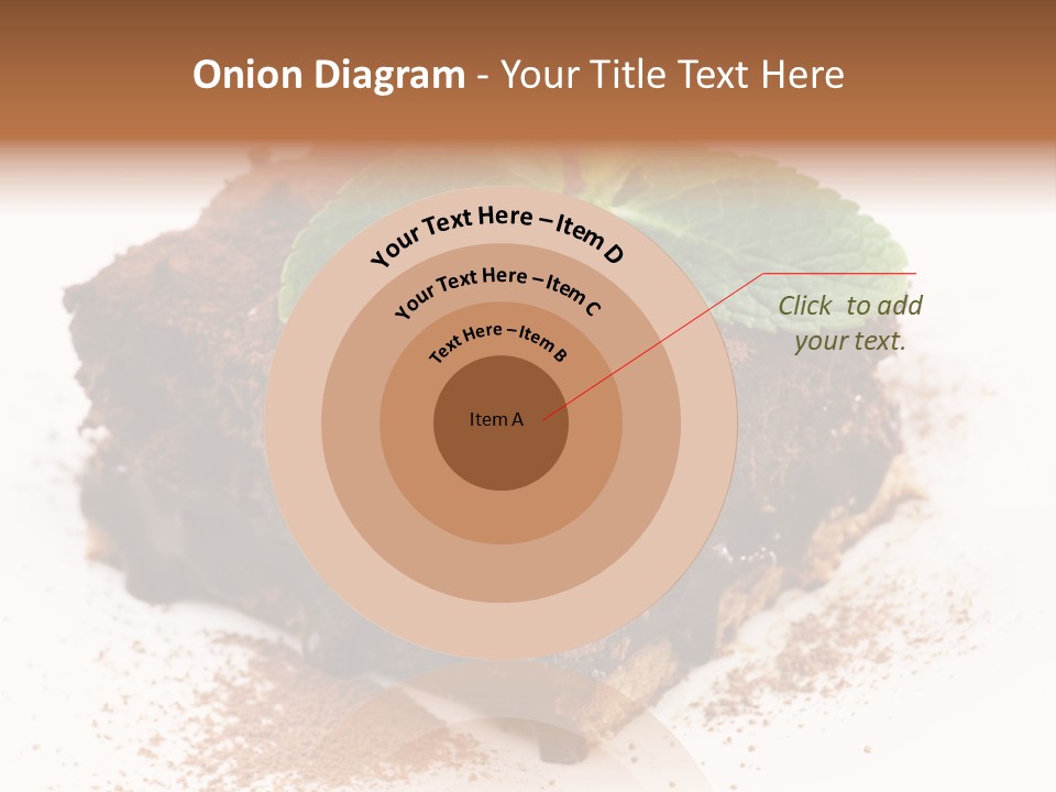 Restaurant Chocolate Copy PowerPoint Template