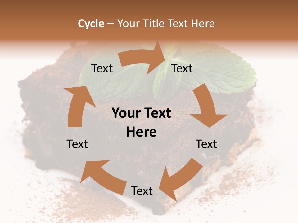 Restaurant Chocolate Copy PowerPoint Template