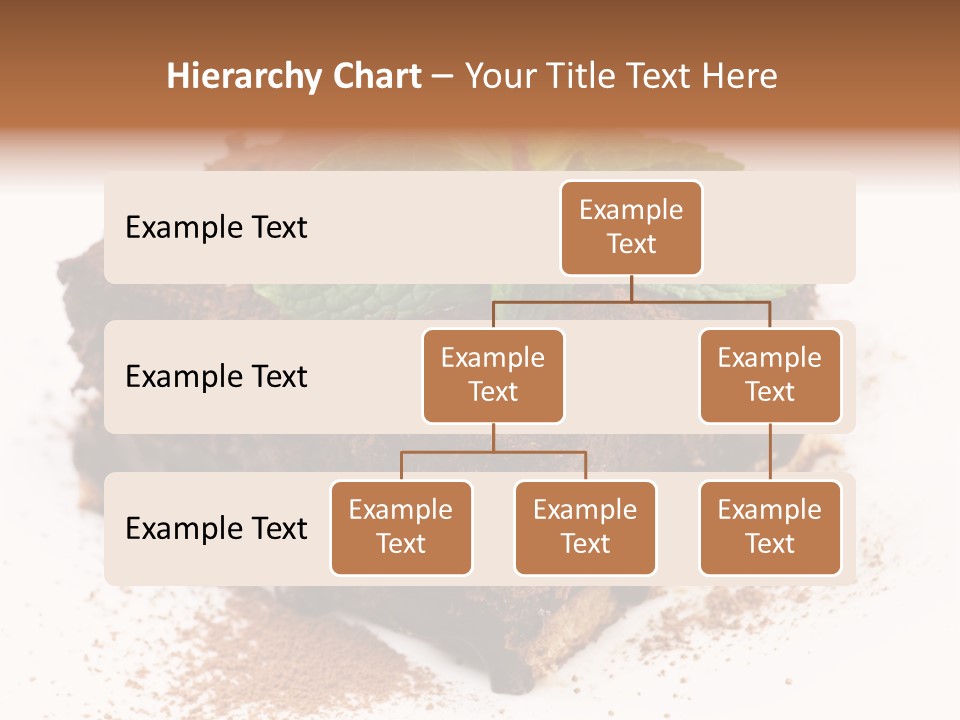 Restaurant Chocolate Copy PowerPoint Template