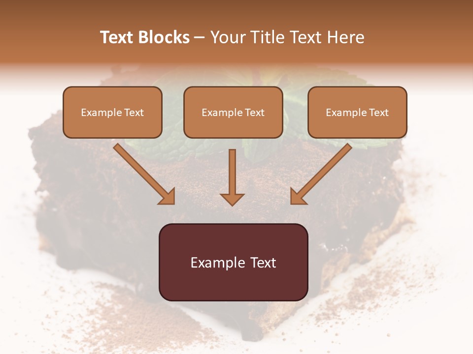 Restaurant Chocolate Copy PowerPoint Template