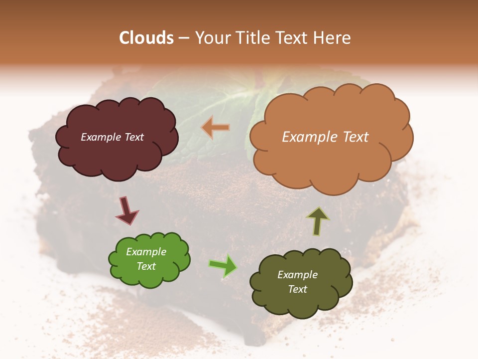 Restaurant Chocolate Copy PowerPoint Template