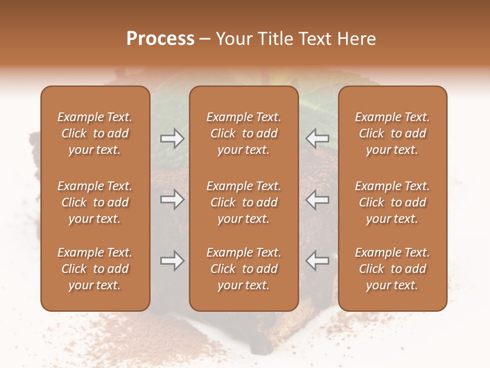 Restaurant Chocolate Copy PowerPoint Template