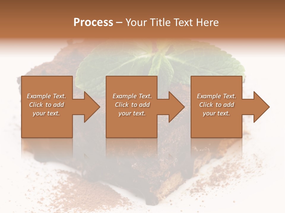 Restaurant Chocolate Copy PowerPoint Template