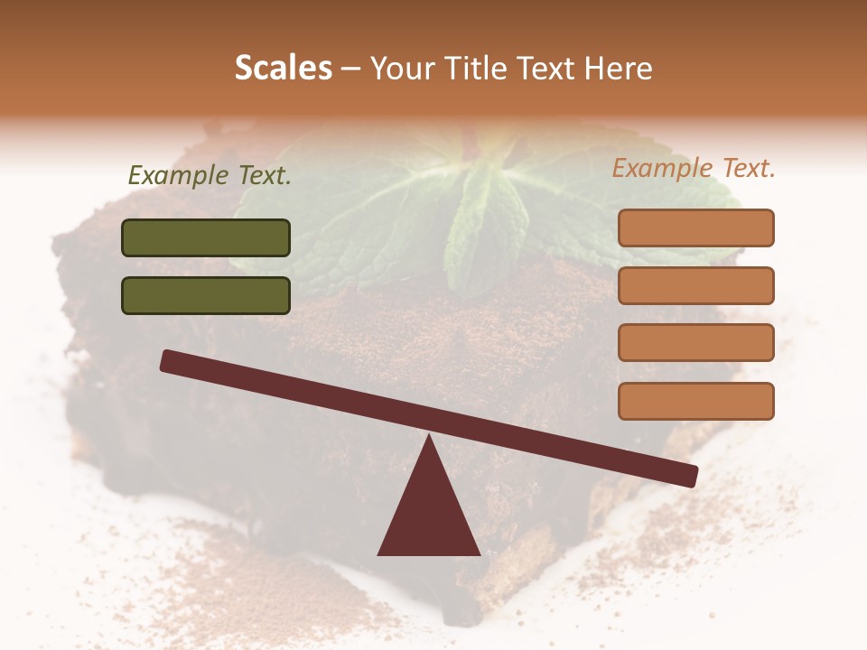 Restaurant Chocolate Copy PowerPoint Template