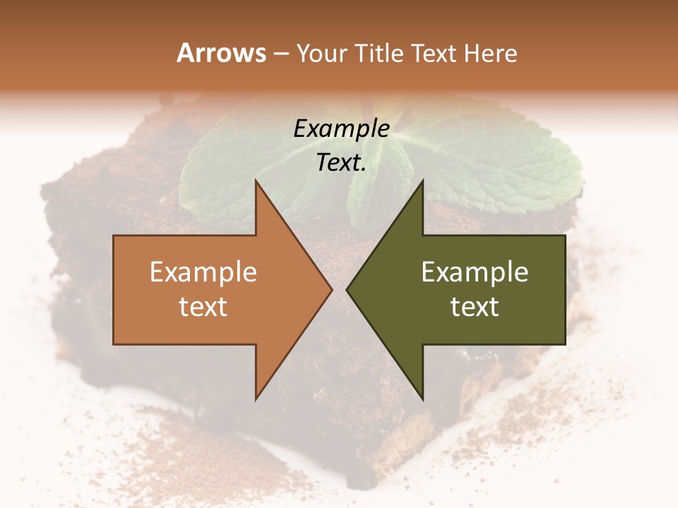 Restaurant Chocolate Copy PowerPoint Template