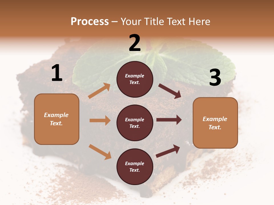 Restaurant Chocolate Copy PowerPoint Template