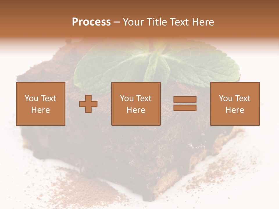 Restaurant Chocolate Copy PowerPoint Template