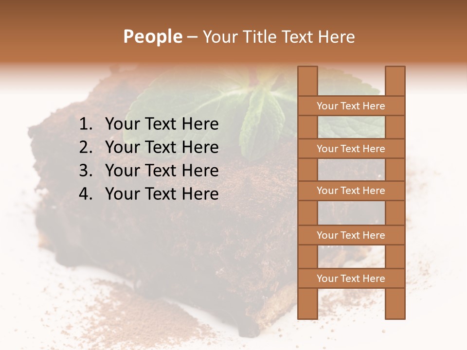 Restaurant Chocolate Copy PowerPoint Template