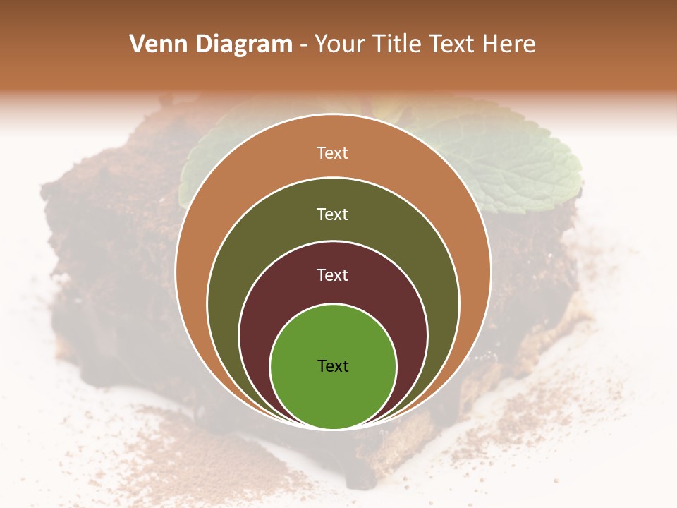 Restaurant Chocolate Copy PowerPoint Template