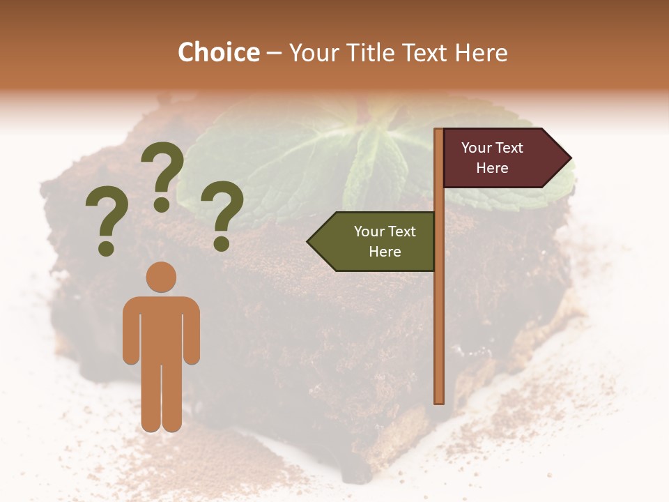 Restaurant Chocolate Copy PowerPoint Template