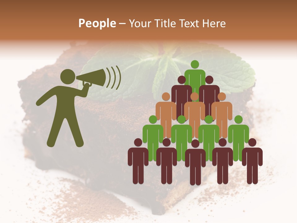 Restaurant Chocolate Copy PowerPoint Template