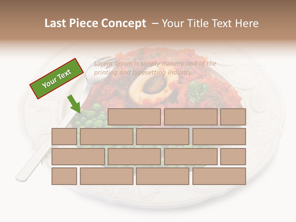 Restaurant Parsley Board PowerPoint Template