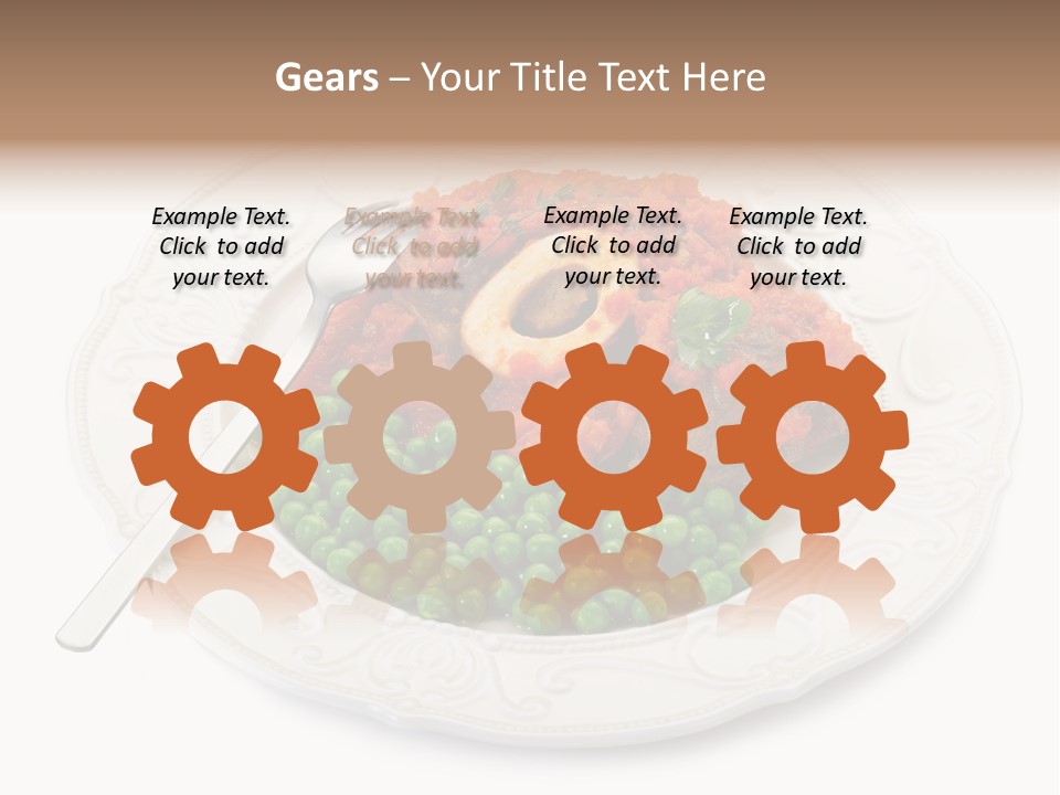 Restaurant Parsley Board PowerPoint Template