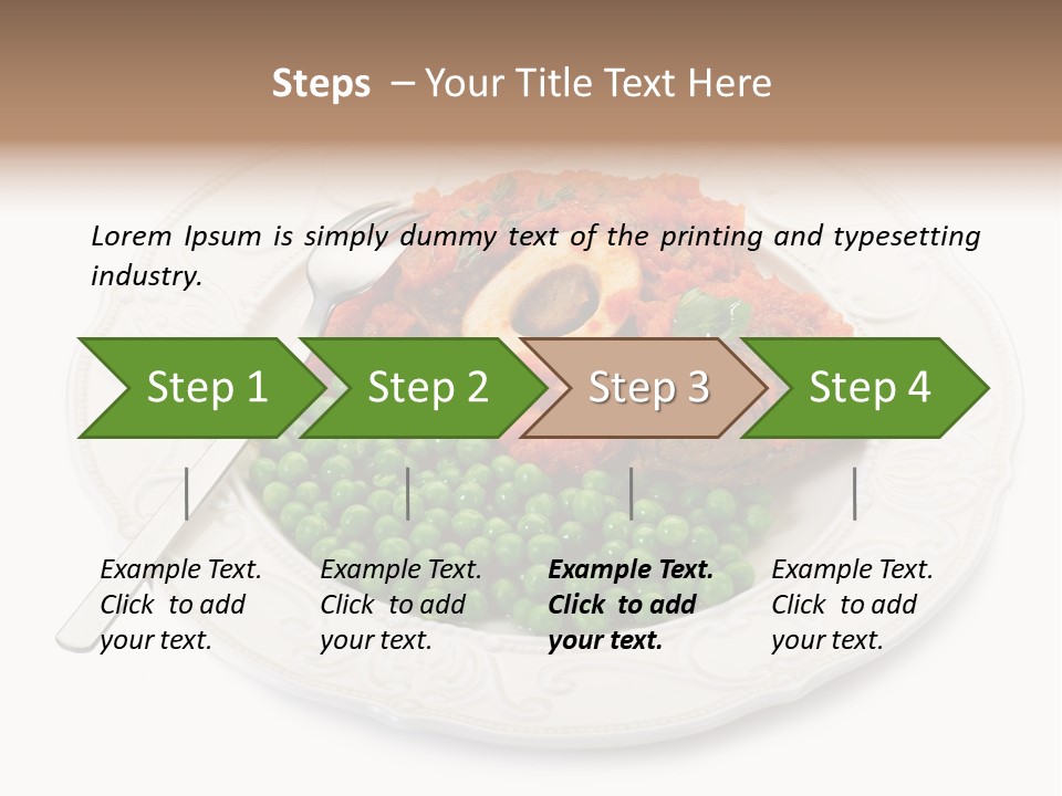 Restaurant Parsley Board PowerPoint Template