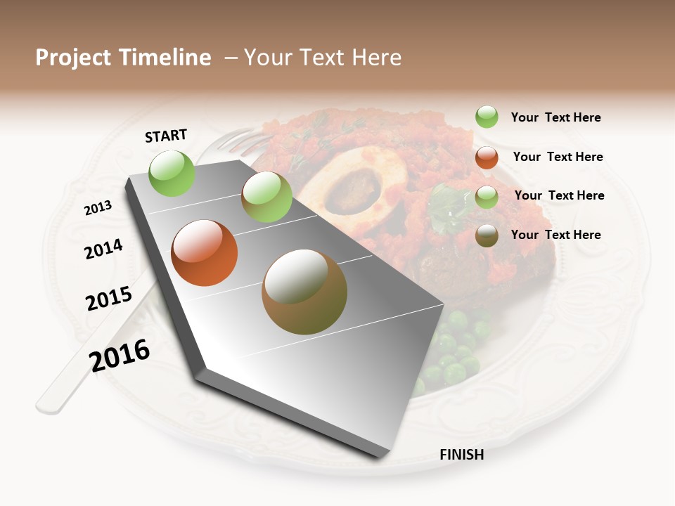 Restaurant Parsley Board PowerPoint Template