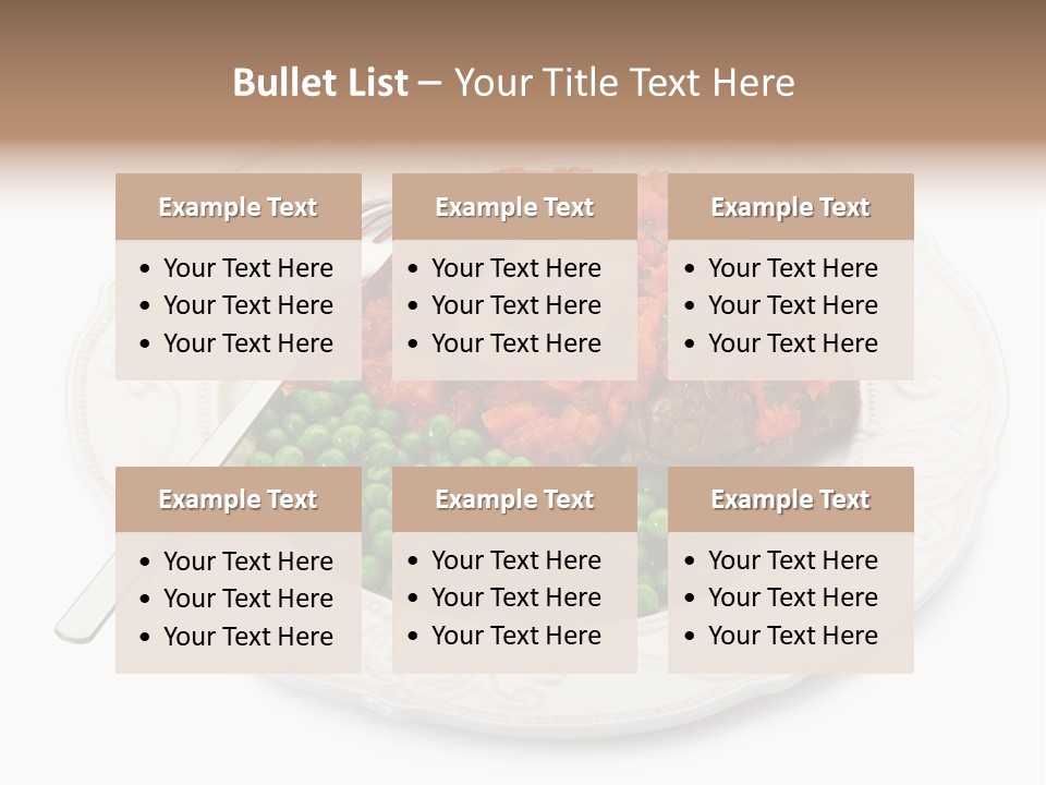 Restaurant Parsley Board PowerPoint Template