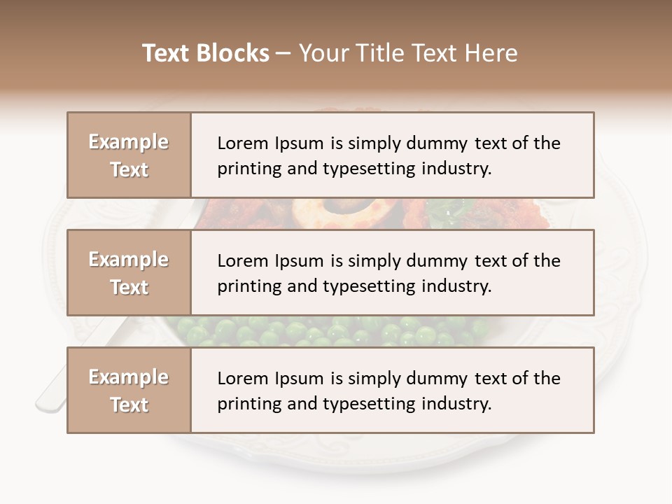 Restaurant Parsley Board PowerPoint Template