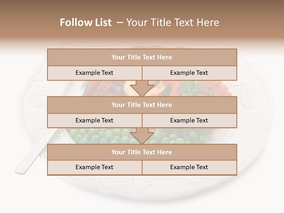 Restaurant Parsley Board PowerPoint Template