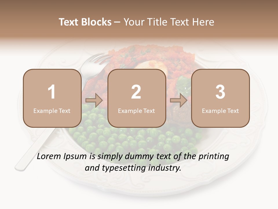 Restaurant Parsley Board PowerPoint Template