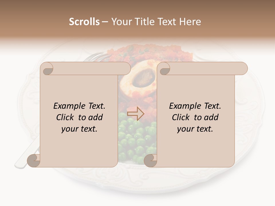 Restaurant Parsley Board PowerPoint Template