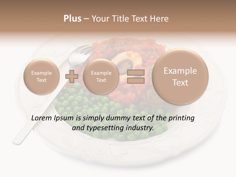 Restaurant Parsley Board PowerPoint Template