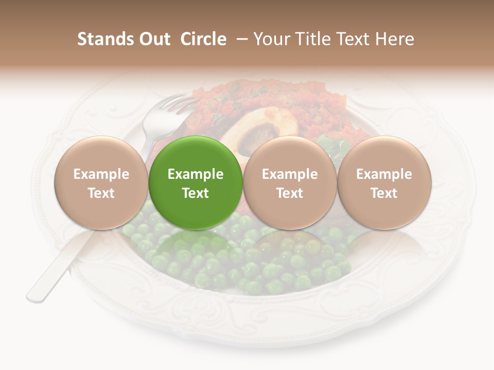 Restaurant Parsley Board PowerPoint Template