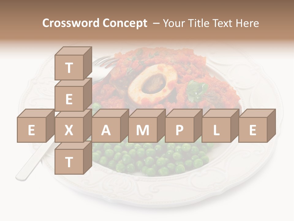 Restaurant Parsley Board PowerPoint Template