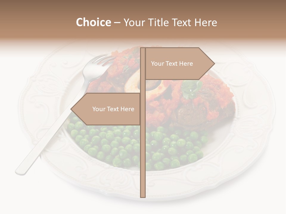 Restaurant Parsley Board PowerPoint Template