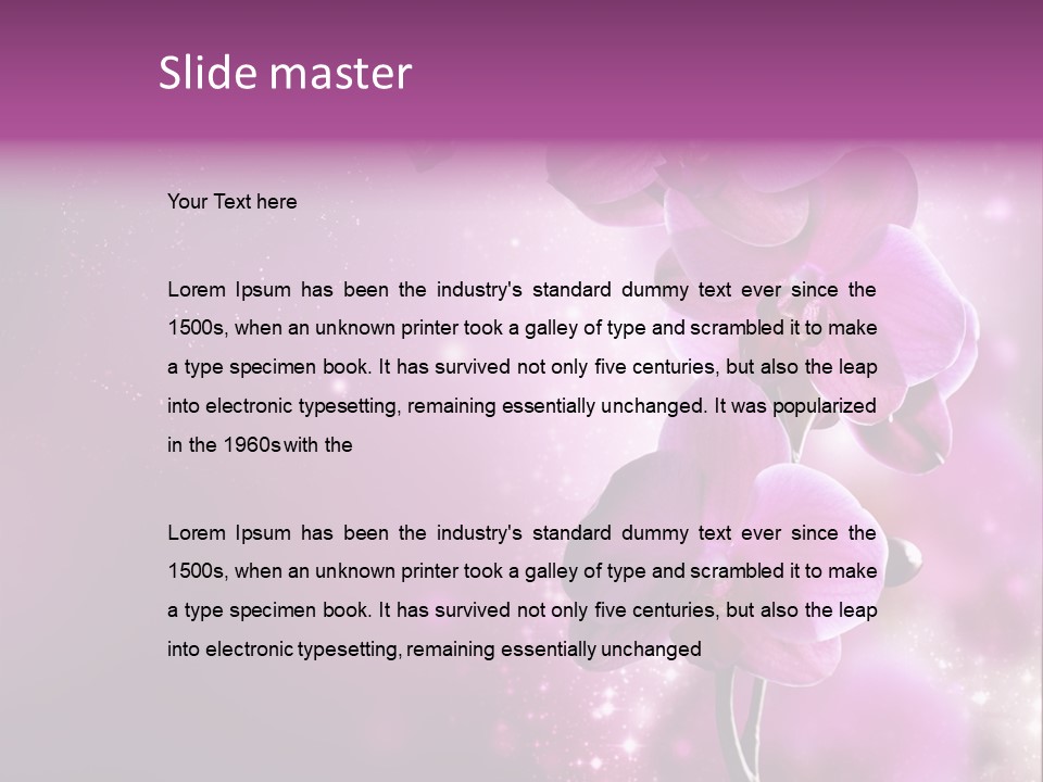 Wallpaper Bokeh Art PowerPoint Template