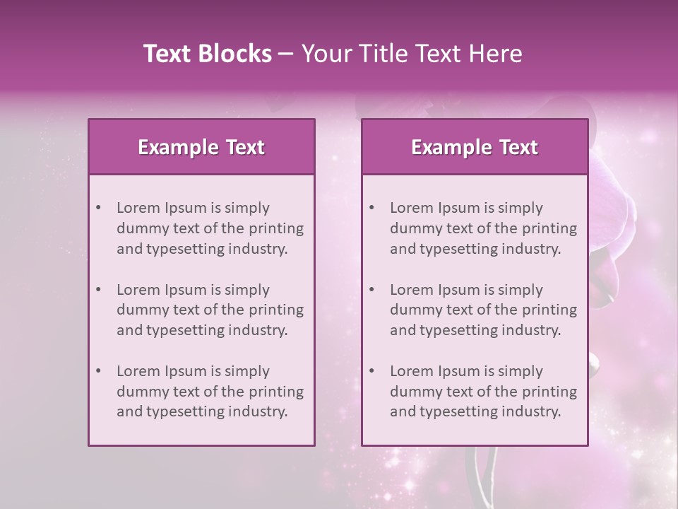 Wallpaper Bokeh Art PowerPoint Template