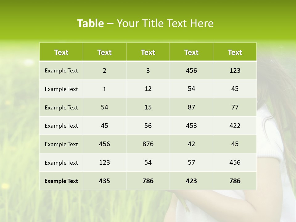 Dandelion Vacation Backlight PowerPoint Template