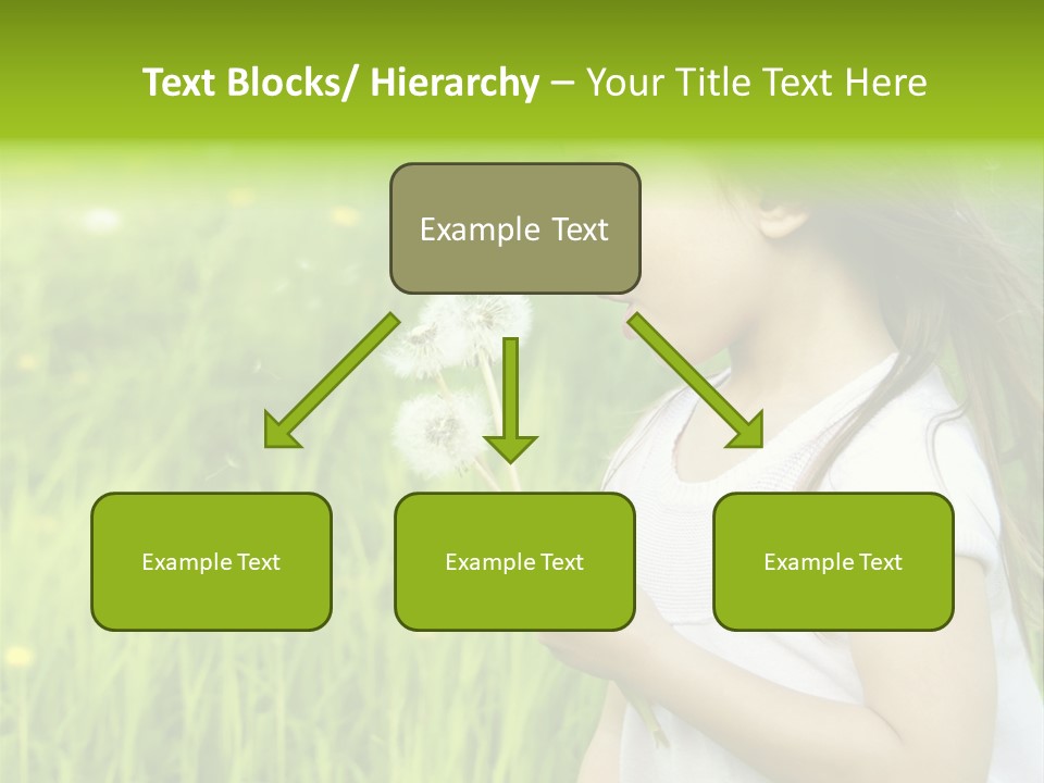 Dandelion Vacation Backlight PowerPoint Template