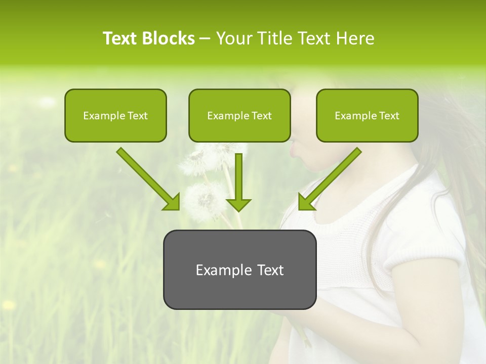 Dandelion Vacation Backlight PowerPoint Template
