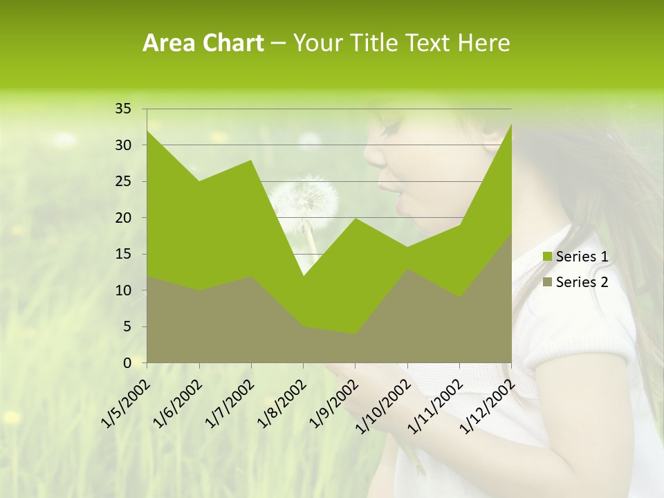 Dandelion Vacation Backlight PowerPoint Template
