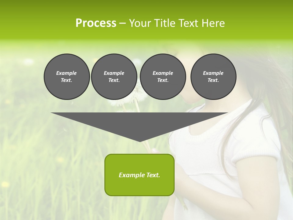 Dandelion Vacation Backlight PowerPoint Template