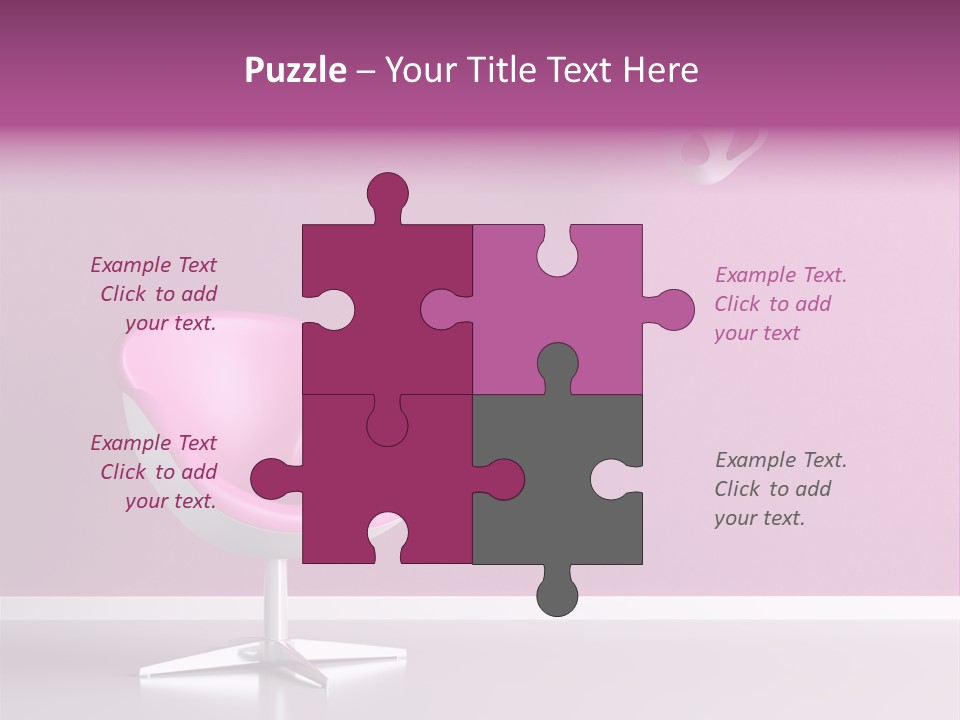 Seat Nobody Floor PowerPoint Template