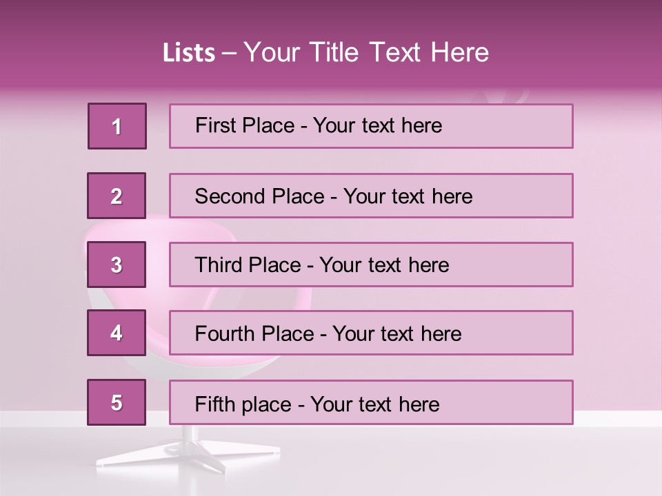Seat Nobody Floor PowerPoint Template