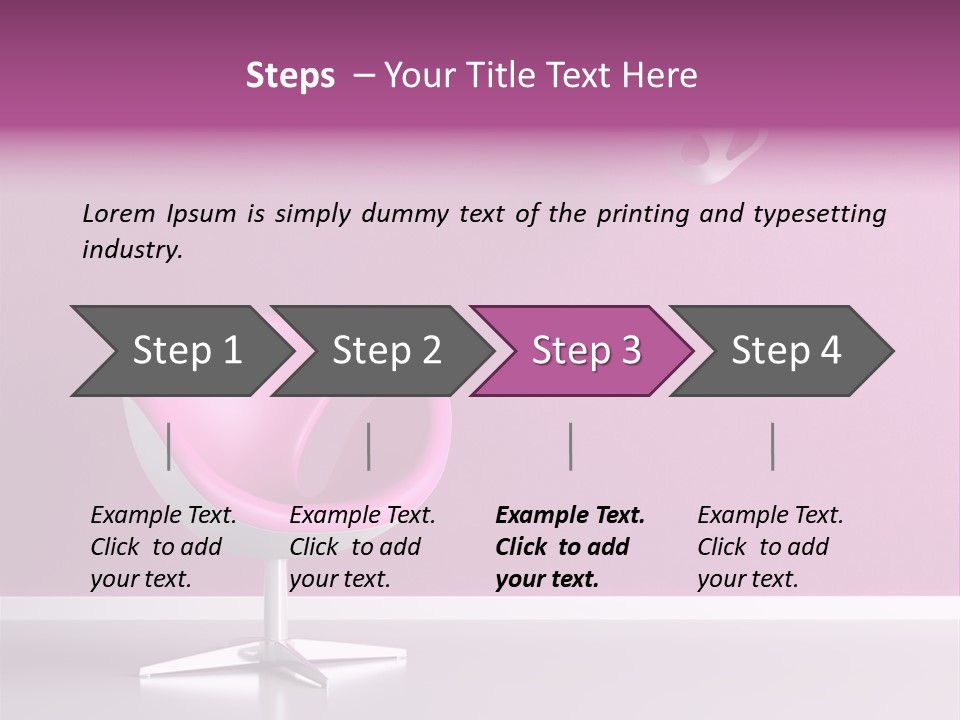 Seat Nobody Floor PowerPoint Template